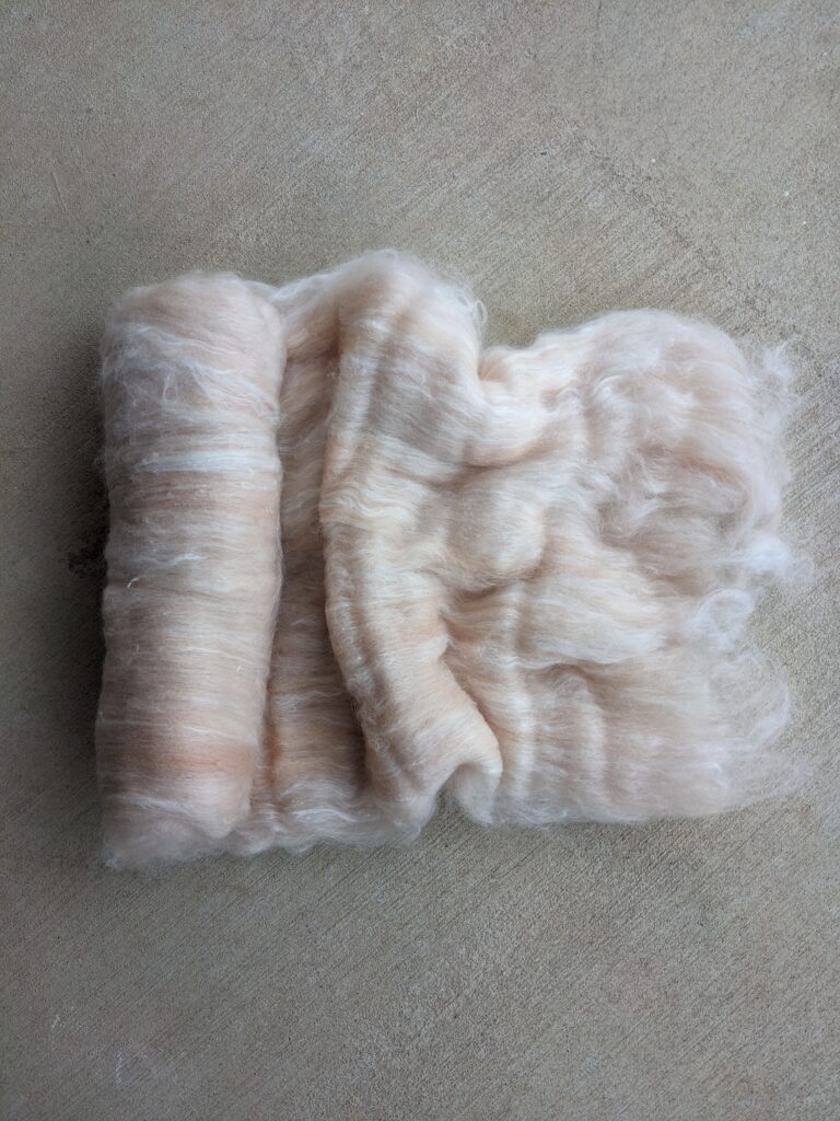 Making a Luxurious Angora Wool Blend on my Drum Carder