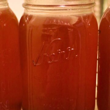 a jar of chicken broth