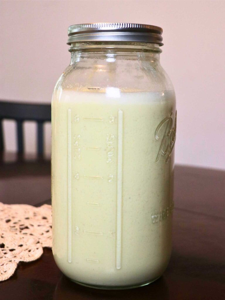 homemade eggnog