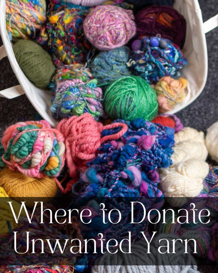 a basket of yarn balls